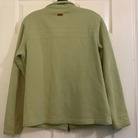 Columbia Green Full Zip Outdoor Cotton Jacket Size Medium - Picture 2 of 4